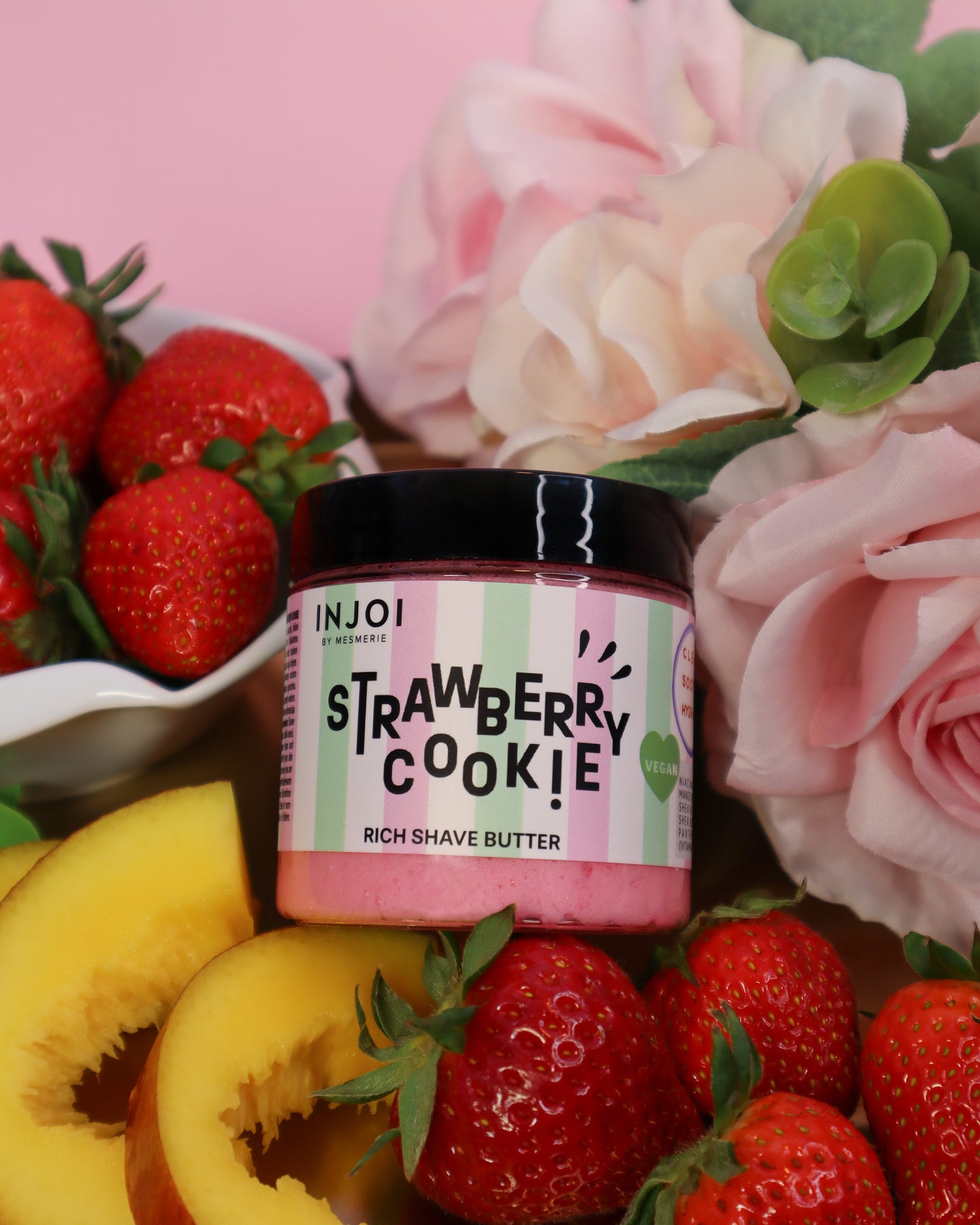 🍓 INJOI Strawberry Cookie Rich Shave Butter