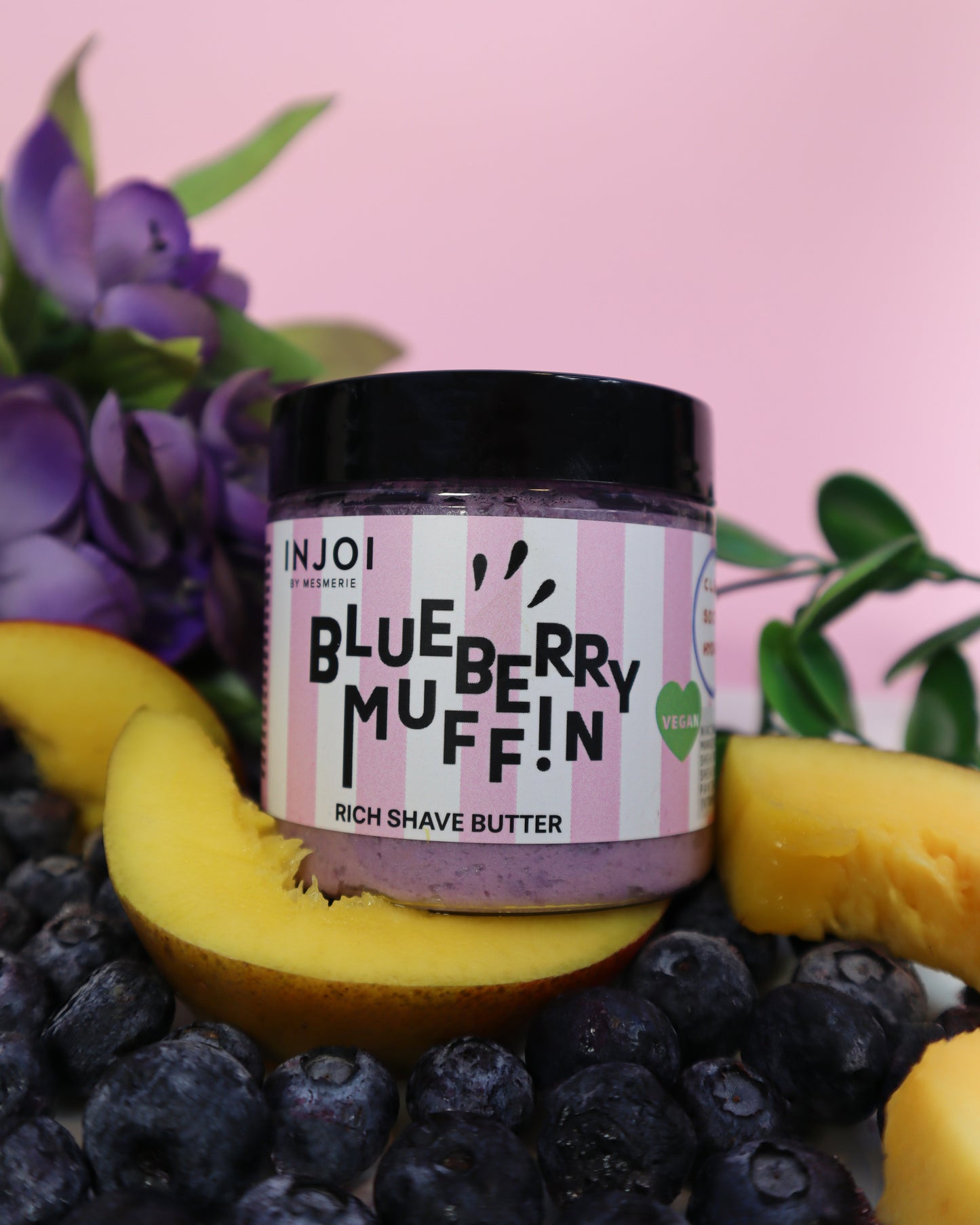 🧁 INJOI Blueberry Muffin – Rich Shave Butter