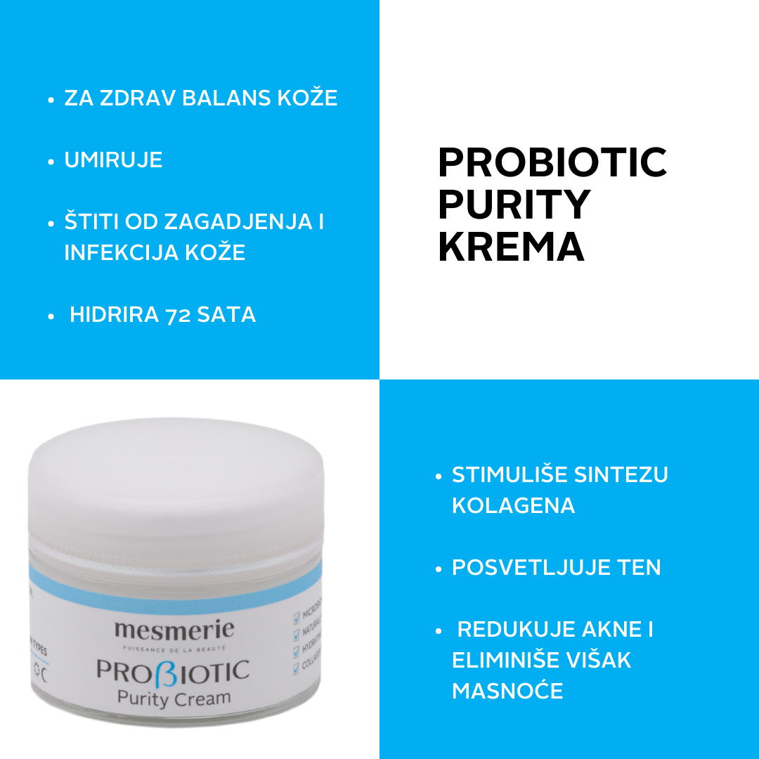 PROBIOTIC PURITY DUO SET za negu lica - krema & 3 u 1 enzimska piling maska