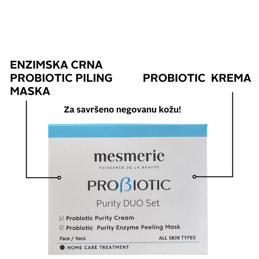 PROBIOTIC PURITY DUO SET za negu lica - krema & 3 u 1 enzimska piling maska