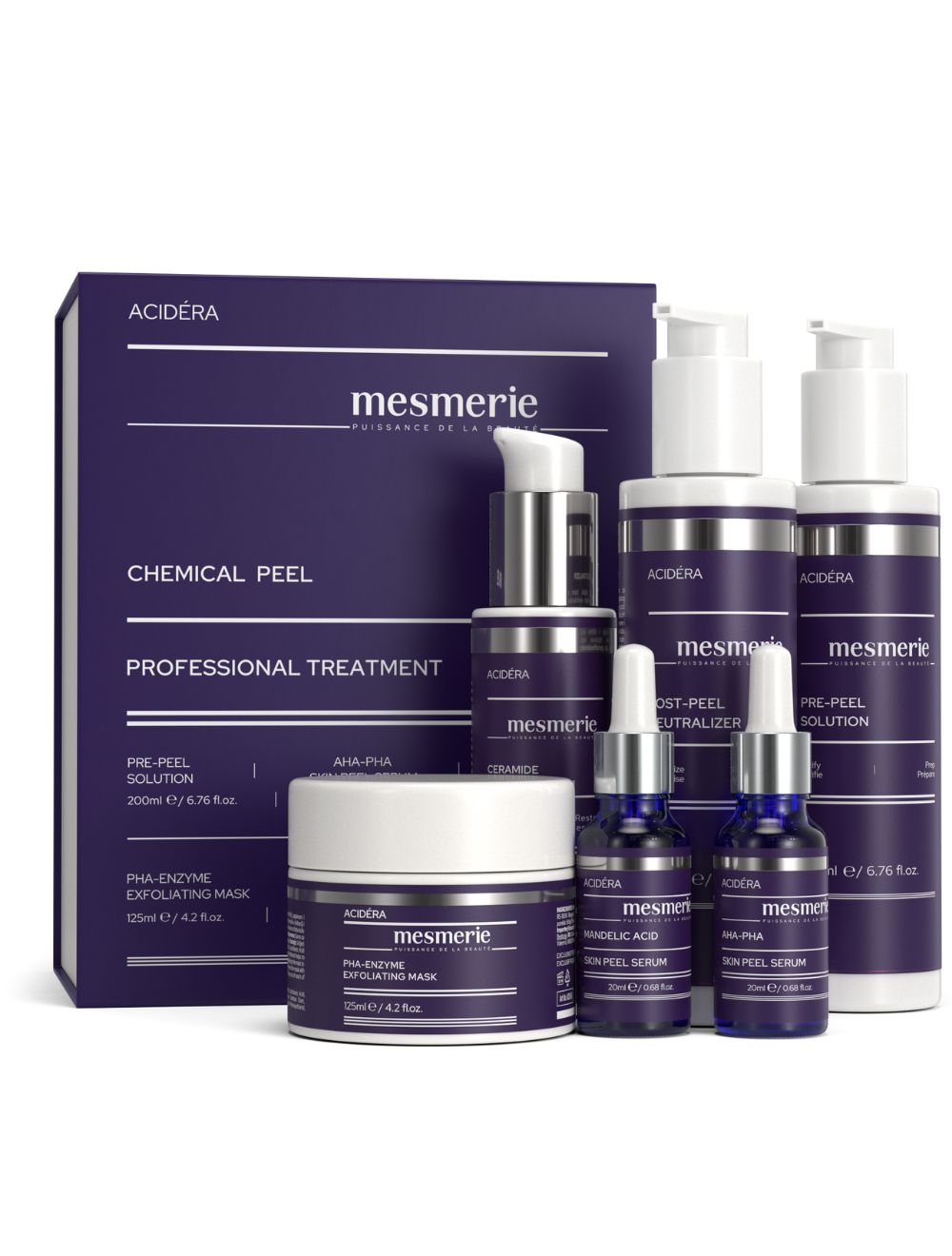 ACIDERA - CHEMICAL PEELS SET