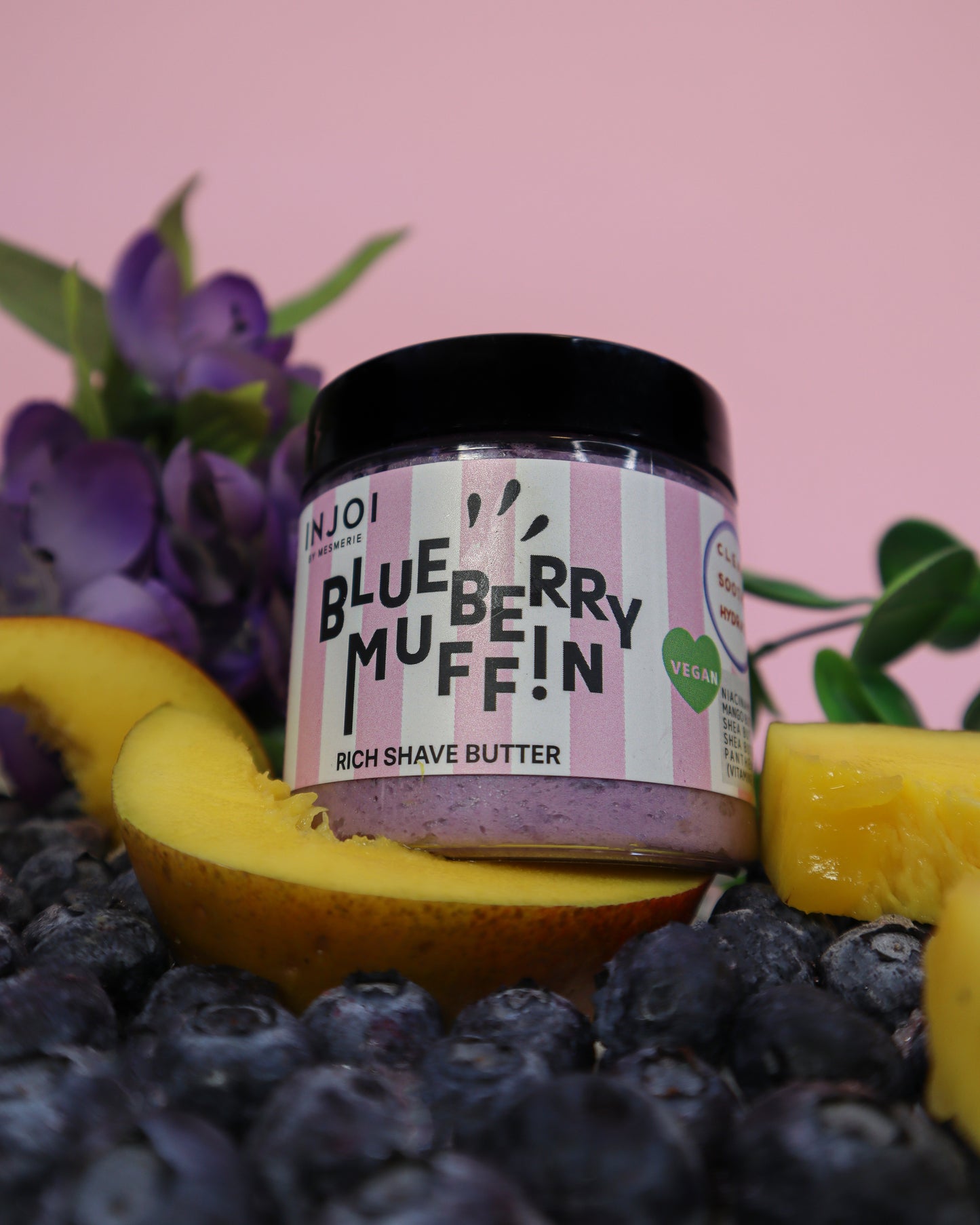 🧁 INJOI Blueberry Muffin – Rich Shave Butter